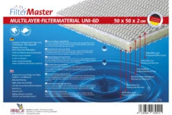 Papillon Filtermatte UNI-6D, 1 Stück -EHEIM || JBL || sera Verkaufsgeschäft papillon 74p03451 filtermatte uni 6d 4