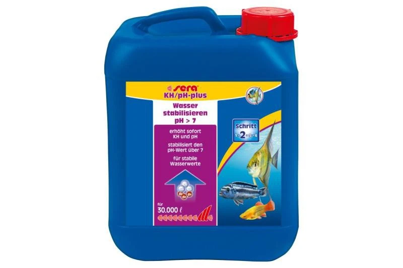 Sera KH / PH-plus - 5.000 Ml - Reichweite: 30.000 Liter 3 Sera KH / PH-plus - 5.000 Ml - Reichweite: 30.000 Liter